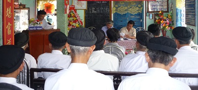 Results of social charities by Correction-Path Caodai sect in Tien Giang in 2016