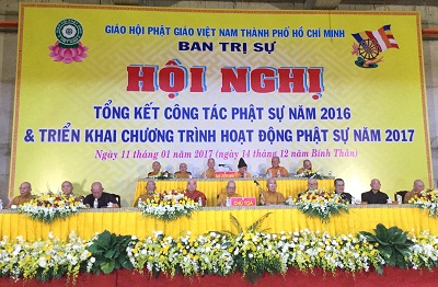 Buddhist Sangha in HCMC holds year-end meeting 2016