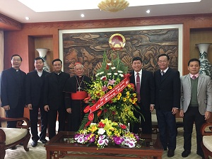 Hanoi Archdiocese extends traditional New Year greetings to Government Religious Committee