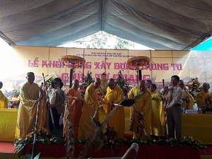 Reconstruction of Buddhist pagoda started in Quang Ngai