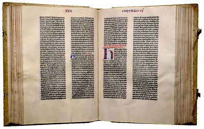 The first printed Bible, available online