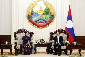 Home Affairs Minister Phạm Thị Thanh Trà visits Laos