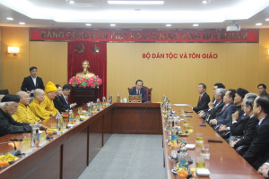 Minister of Ethnic & Religious Affairs meets with religious dignitaries