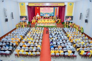 Buddhist Sangha in Binh Thuan convenes 9th congress