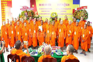 Buddhist solidarity association in Tra Vinh’s district holds general meeting