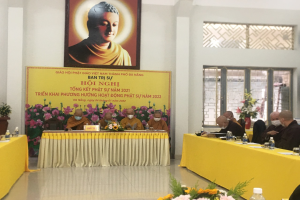 VBS chapter in Da Nang reviews Buddhist affairs 2021