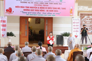 Buddhists in Dong Nai proactively respond to program on voluntary blood, organ and tissue donation