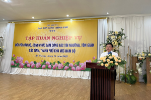 Government religious committee holds religious affairs training in An Giang
