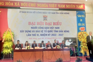 Congress of Catholics for national construction & defense in Dak Nong convened