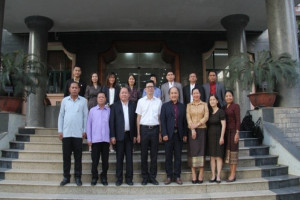 Government religious committee official receives Lao delegation