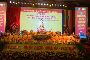 Buddhist sangha in Lao Cai convenes 3rd congress