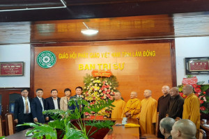 Provincial authorities in Lam Dong, Kon Tum, Ninh Thuan and Ca Mau extends congratulations on Buddha’s 2566th Birthday