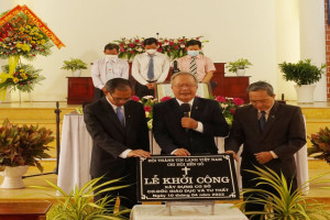 Evangelical chapter in Dong Nai starts construction of new Christian education centre