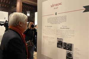 Exhibition on preservation of Van Mieu Temple of Literature from 1898-1954