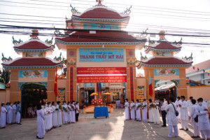 My Hai Caodai parish in Ninh Thuan inaugurates new oratory