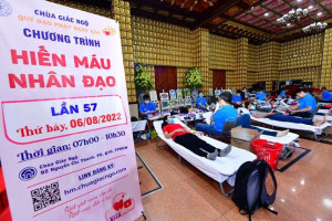 400 people join blood donation programs held in Ho Chi Minh City on Vu Lan festival