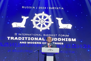 Deputy Minister Vũ Chiến Thắng attends 2nd International Buddhist Forum in Russian Republic of Buryatia