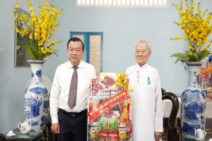 Authorities in Tay Ninh congratulate Tay Ninh Caodai Church on Yen Dieu Tri Cung Festival 2024