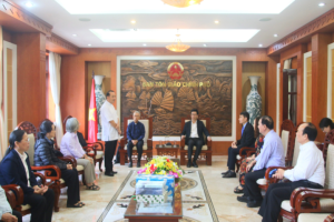 Government Religious Committee official receives Vietnam Council of Major Superiors of Religious