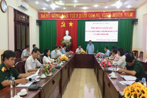 Mass Mobilization Committee in Tay Ninh inspects five-year implementation of Resolution 18 on religious affairs