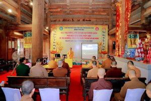 Dissemination of state laws for Buddhists in Quang Ninh