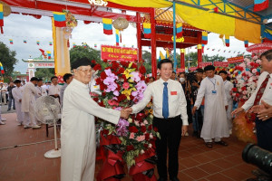 Government religious committee’s official attends Dieu Tri Cung Festival 2024