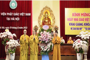  Hanoi Buddhist Institute celebrates Vietnam Teachers’ Day