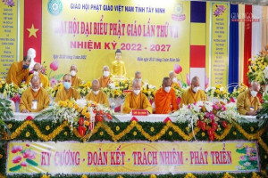 Provincial-level Buddhist congress in Tay Ninh