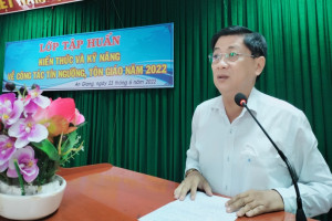 Training on religious affairs held in An Giang