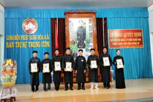 New catechists of Hoa Hao Buddhist Church qualified