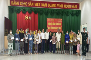 Advocacy work by coast guard in ethnic & religious comunities in Ben Tre, Tien Giang