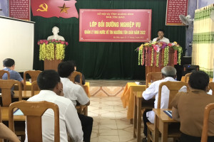 Training on belief and religious affairs held in Quang Binh