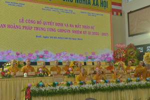 Deputy Minister Vũ Chiến Thắng attends VBS Committee for Buddhist Propagation’s ceremony