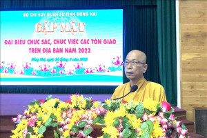 Meeting with key religious in Dong Nai