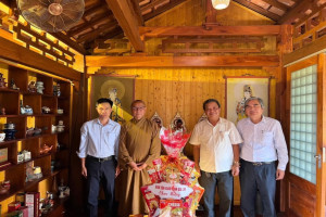 Religious Committee in Gia Lai extends congratulations to newly ordained Buddhist dignitaries