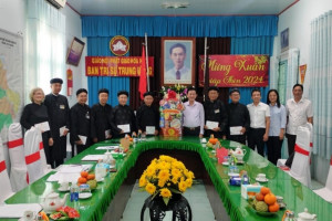 Government religious committee pays Tet visits to religious organizations in An Giang