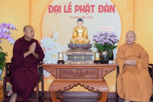 President of VBS Executive Council receives International Buddhist Confederation delegation