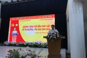 Government religious committee disseminates state laws on belief & religion in Hai Duong