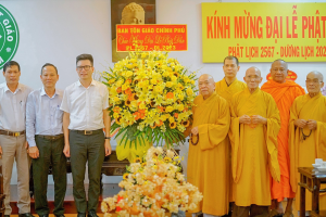 Government Religious Committee official extends Vesak celebrations to VBS in Ho Chi Minh city